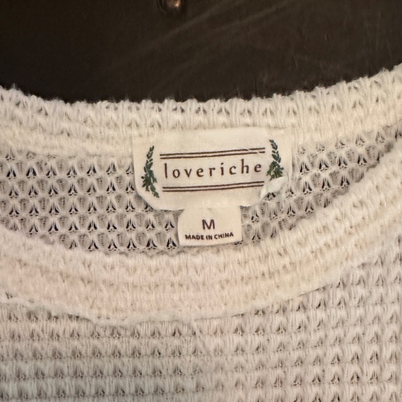 Love Riche White Textured Ruffle Crop Top - Picture 2 of 4